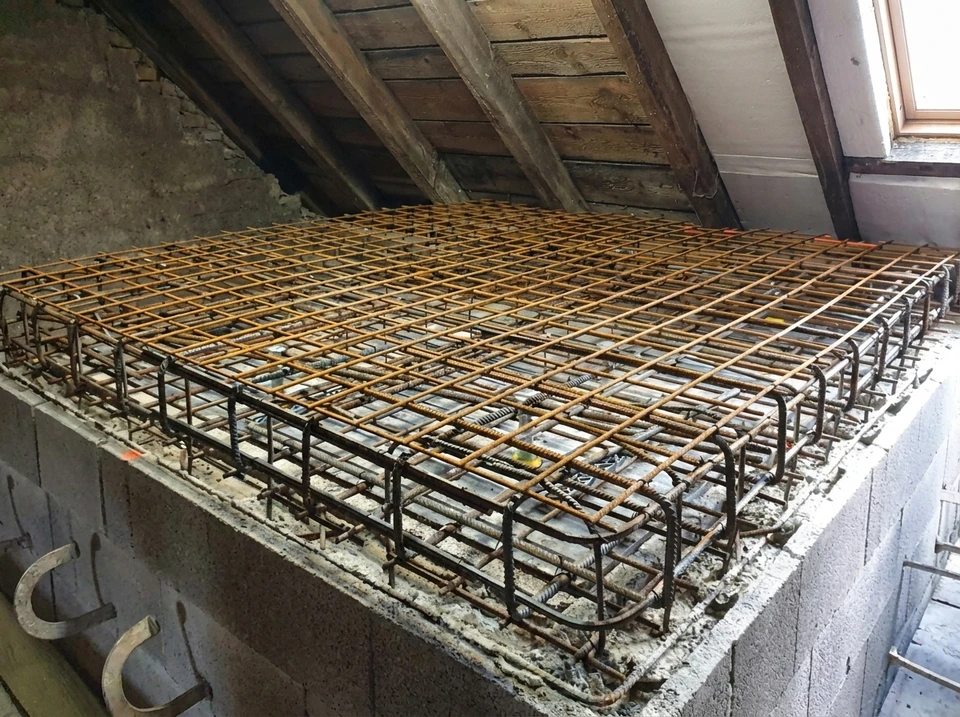 Chantier de construction extérieur avec pelleteuse hydraulique sur chenilles en activité